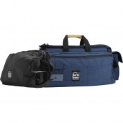 Portabrace Car-3 Rigid Frame Cargo Case With Bk-zc Padded Camera Pouch (blue)