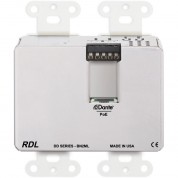 Rdl Dd-bn2ml 2 X 2 Wall-mounted Bi-directional Mic/line Dante Interface (white)