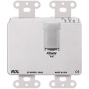 Rdl Dds-bn22 2 X 2 Wallmounted Bi-directional Mic/line Dante Interface (stainless Steel)