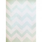 Westcott Washed Chevron Art Canvas Backdrop With Grommets (5 X 7', Vintage Blue)