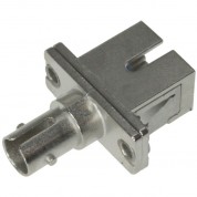 Camplex St To Sc Simplex Singlemode Coupler With Flange Ceramic Sleeve & Metal Body