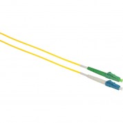 Camplex Simplex Apc Lc To Upc Lc Singlemode 9u/125u Fiber Optic Patch Cable (3.3', Yellow)