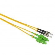 Camplex Duplex Apc Sc To Upc St Singlemode 9u/125u Fiber Optic Patch Cable (3.3', Yellow)