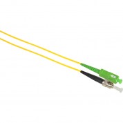 Camplex Simplex Apc Sc To Upc St Singlemode 9u/125u Fiber Optic Patch Cable (3.3', Yellow)