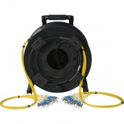 Camplex 12-channel Fiber Optic Tactical Cable Reel With St Connectors (1250')