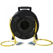 Camplex 8-channel Fiber Optic Tactical Cable Reel With St Connectors (500')