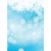 Westcott Snowy Bokeh Art Canvas Backdrop With Grommets (5 X 7', Blue)