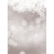 Westcott Snowy Bokeh Art Canvas Backdrop With Grommets (5 X 7', Gray)