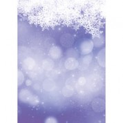 Westcott Snowy Bokeh Matte Vinyl Backdrop With Grommets (5 X 7', Purple)