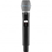 Shure Qlxd2/b87a Digital Handheld Wireless Microphone Transmitter With Beta 87a Capsule (v50: 174 To 216 Mhz)