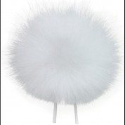 Bubblebee Industries Windbubble Miniature Imitation-fur Windscreen (lav Size 2, 35mm, White)