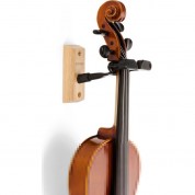 Hercules Stands Auto-grip Violin/viola Wall Hanger (wood Base)