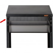 Auray Rs-v-1u One-space Vented Rack Shelf (1 Ru)