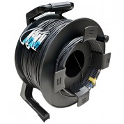 Tactical Fiber Systems Duratac Armored Sm Tactical Fiber Cable & Reel With 8 Lc Connectors (1500')