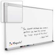 Best Rite Magnetic Porcelain Steel Markerboard With Abc Trim (4 X 6')