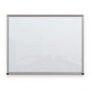 Balt Framed Magnetic Glass Dry Erase Whiteboard (gloss White, 3 X 4')