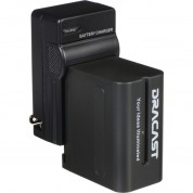 Dracast 1 X Np-f 6600mah Battery And 1 X Charger Kit