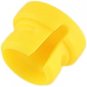 Cable Techniques Color Cap For Low-profile Xlr Connector (standard Size, Yellow)