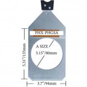 Altman Phx Steel Gobo Holder For Fixed Beam Luminaires (gobo Slot, A Size, 100mm)