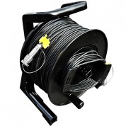 Tactical Fiber Systems Duratac Armored Cable & Reel With Magnum Connectors (4-fibers, Single Mode, 750 Ft)