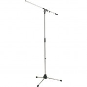 K&m 21020 Tripod Microphone Stand With Boom (chrome)