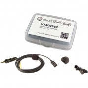 Voice Technologies Vt500eco Omnidirectional Miniature Lavalier Microphone Economy Package (3.5mm Trs Locking Connector For Sennheiser Ew G4/g3, Black)