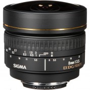 Sigma 8mm F/3.5 Ex Dg Circular Fisheye Lens For Nikon F