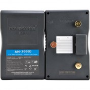 Powerange Gold Mount Dual Simultaneous Charging Base 16.4vdc Power Station With Two 98wh Gold Mount Batteries