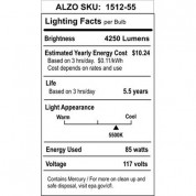 Alzo Cfl Photo Light Bulb (85w, 120v)