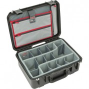 Skb Iseries 1813-7 Case With Think Tank Photo Dividers & Lid Organizer (black)