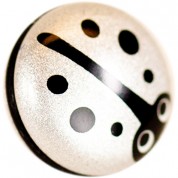 Match Technical Bug-o Soft Shutter Release Button (silver Lady Bug, Short Stem)