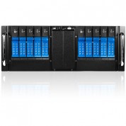 Istarusa D410-de10bl-25tu 10-bay Trayless Usb 3.1 Gen 1 Odd Rackmount Storage Server (blue)