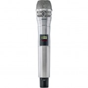 Shure Ad2/ksm8n Digital Handheld Wireless Microphone Transmitter With Ksm8 Capsule (g57: 470 To 616 Mhz, Nickel)