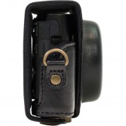 Megagear Ever Ready Pu Leather Camera Case And Strap For Sony Cyber-shot Dsc-wx500 (black)