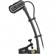 Audio-technica Atm350ucw Cardioid Condenser Clip-on Instrument Microphone With Universal Mounting System