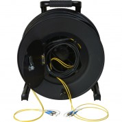 Camplex 2-channel Fiber Optic Tactical Cable Reel With St Connectors (2000')