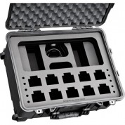 Jason Cases Mocp2chpl Case For 10 Motorola Cp200d Radios With Antennas And 6-position Multi-unit Charger