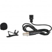 Galaxy Audio Lv-u3bk Cardioid Lavalier Microphone For Select Bodypack Transmitters