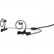 Dpa Microphones D:fine Dual-ear Headset Mount With Dual In-ear Monitor And Monitor Cable (black)