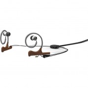 Dpa Microphones D:fine Dual-ear Headset Mount With Dual In-ear Monitor And Monitor Cable (brown)