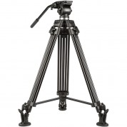 E-image Eg01a2 Two-stage Aluminum Tripod System With Gh01 Pan/tilt Fluid Head