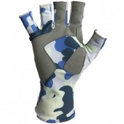 Glacier Glove Islamorada Sun Glove (blue Camo, Extra-large)