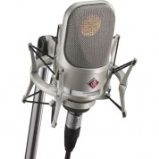 Neumann Tlm 107 Studio Set Large-diaphragm Multipattern Condenser Microphone With Shockmount (nickel)