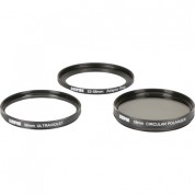 Sunpak 58mm Uv And Circular Polarizer Filter Kit With 52-58mm Step-up Ring