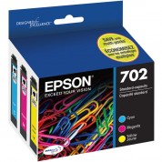 Epson 702 Durabrite Ultra Standard-capacity Ink Cartridge Color Multi Pack With Sensormatic