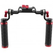 Camvate Soft Rubber Grip Shoulder Mount Rig With 15mm Double-rod Clamp