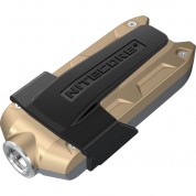 Nitecore Tip Rechargeable Metal Keyring Flashlight (gray/gold)