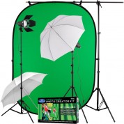 Angler Green Screen 2-light Kit