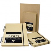 Hahnemuhle Kraft Paper Sketch Booklet (ochre Cover, A4, 20 Sheets)