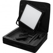 Fotodiox Pro Factor 1.5 X 1.5 Bi-color V-3000asvl Kit With Grid And Travel Case